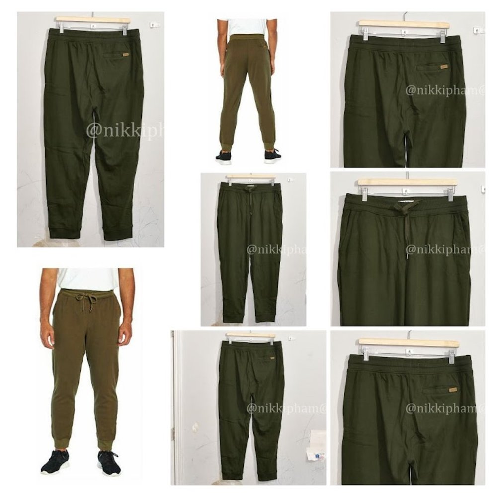 NWT Orvis Luxe Fleece Men Jogger  In Roisin color